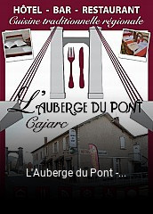 L'Auberge du Pont - Restaurant heures d'ouverture