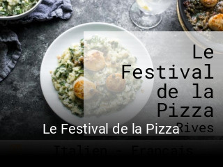 Le Festival de la Pizza ouvert