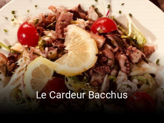 Le Cardeur Bacchus ouvert