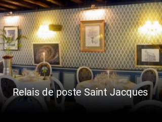 Relais de poste Saint Jacques plan d'ouverture