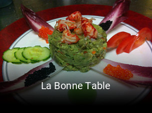 La Bonne Table ouvert