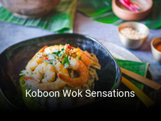 Koboon Wok Sensations heures d'affaires