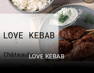 LOVE KEBAB plan d'ouverture