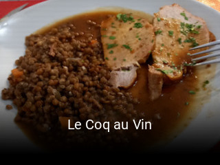 Le Coq au Vin ouvert