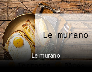 Le murano plan d'ouverture