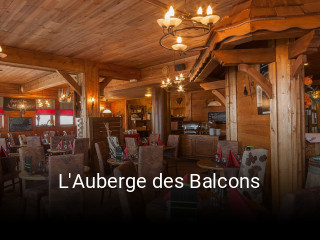 L'Auberge des Balcons plan d'ouverture