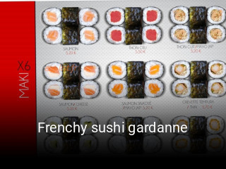 Frenchy sushi gardanne ouvert