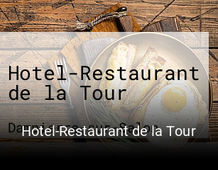 Hotel-Restaurant de la Tour heures d'ouverture