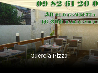 Quercia Pizza plan d'ouverture