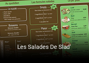 Les Salades De Slad' plan d'ouverture