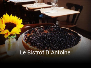 Le Bistrot D Antoine plan d'ouverture