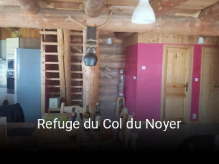 Refuge du Col du Noyer heures d'affaires