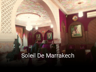 Soleil De Marrakech heures d'affaires