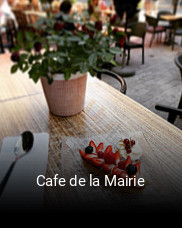 Cafe de la Mairie heures d'ouverture