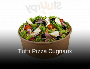 Tutti Pizza Cugnaux plan d'ouverture