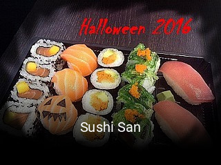 Sushi San plan d'ouverture