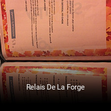 Relais De La Forge heures d'ouverture