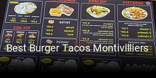 Best Burger Tacos Montivilliers heures d'affaires