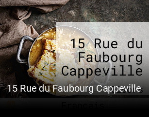 15 Rue du Faubourg Cappeville heures d'affaires