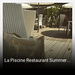 La Piscine Restaurant Summer Club plan d'ouverture