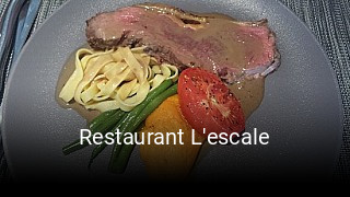 Restaurant L'escale heures d'affaires