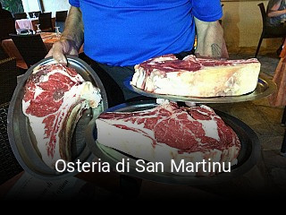 Osteria di San Martinu heures d'affaires