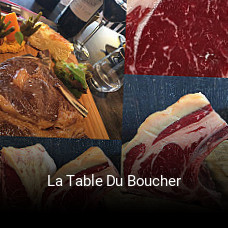 La Table Du Boucher heures d'affaires