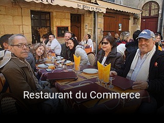 Restaurant du Commerce plan d'ouverture