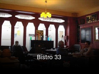 Bistro 33 plan d'ouverture