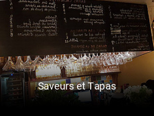 Saveurs et Tapas plan d'ouverture