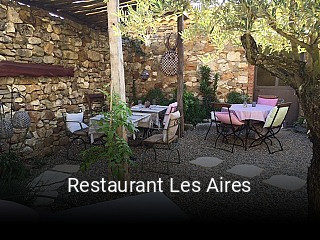 Restaurant Les Aires plan d'ouverture