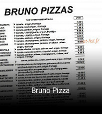 Bruno Pizza heures d'ouverture