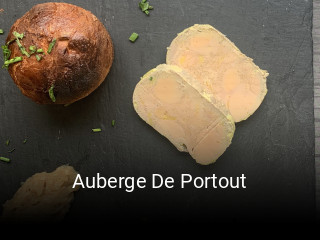 Auberge De Portout plan d'ouverture