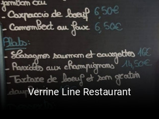 Verrine Line Restaurant heures d'affaires