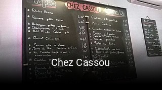 Chez Cassou ouvert