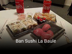 Ban Sushi La Baule plan d'ouverture