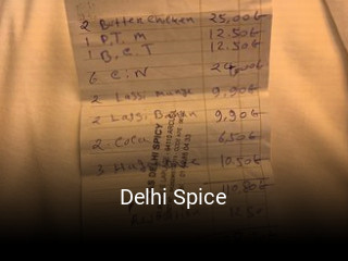 Delhi Spice ouvert