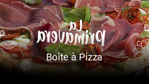 Boîte à Pizza ouvert