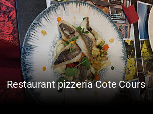 Restaurant pizzeria Cote Cours ouvert