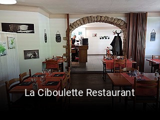 La Ciboulette Restaurant plan d'ouverture