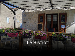 Le Bistrot plan d'ouverture