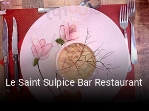 Le Saint Sulpice Bar Restaurant heures d'ouverture