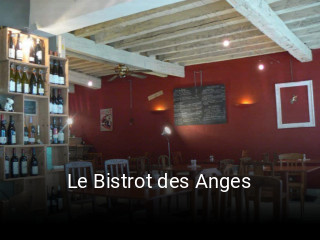 Le Bistrot des Anges heures d'affaires