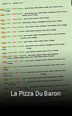 La Pizza Du Baron heures d'affaires