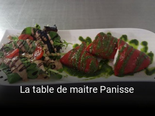 La table de maitre Panisse ouvert