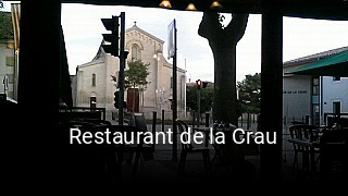 Restaurant de la Crau heures d'affaires