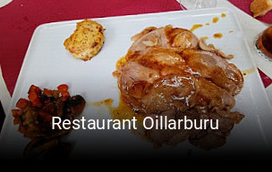 Restaurant Oillarburu plan d'ouverture