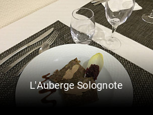 L'Auberge Solognote heures d'ouverture