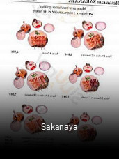 Sakanaya plan d'ouverture