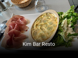 Kim Bar Resto plan d'ouverture